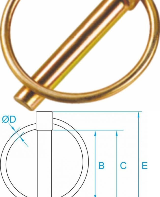 Forged Linch Pins & Linch Pin Sizes Chart