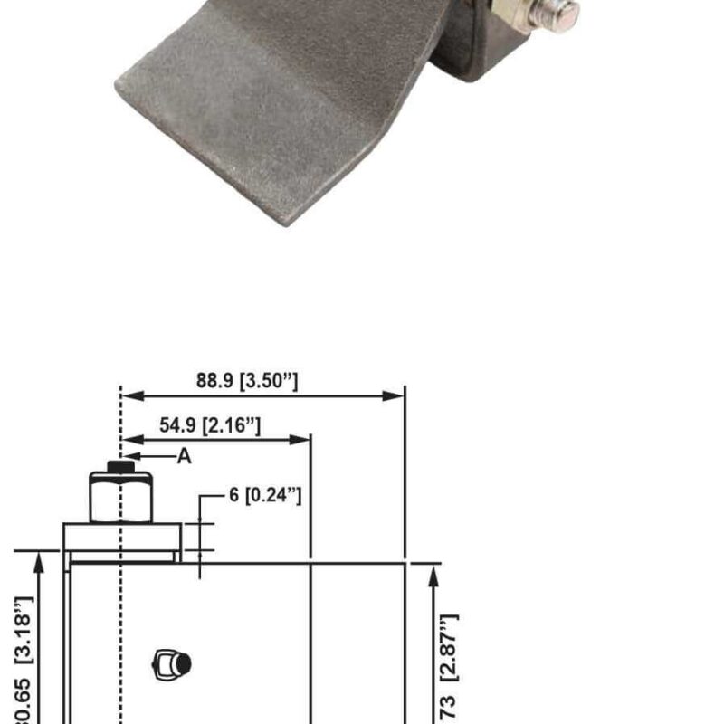 Steel Strap Hinges with Brass Washers