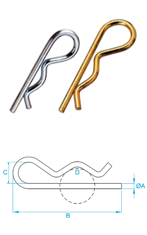 Hair Pin/ Grip Clip, Single Spire
