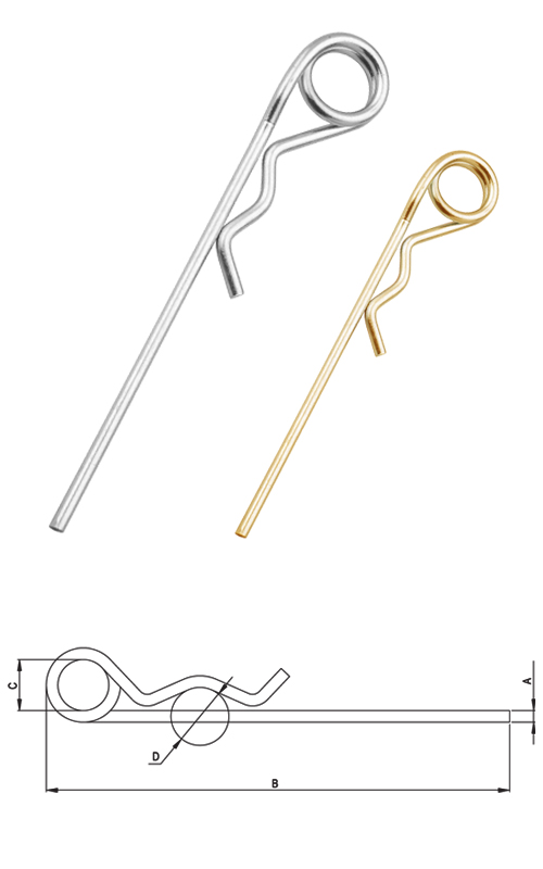 HAIR PIN DOUBLE (LONG LEG)