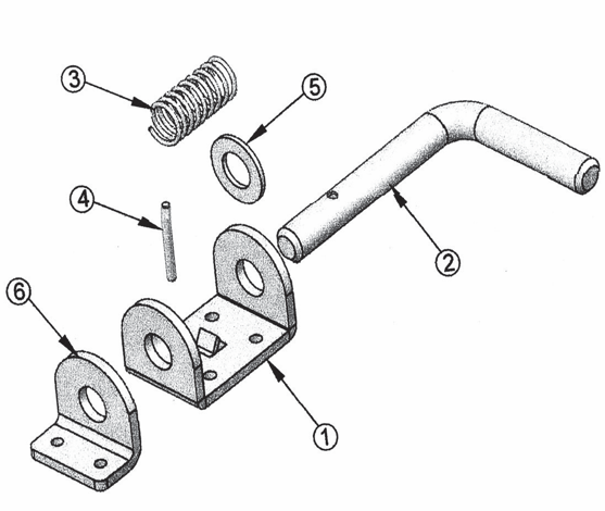Trailer Latch Assembly-11260ZN-Small