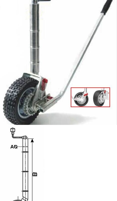 Trailer Premium Power Mover Jockey Wheel