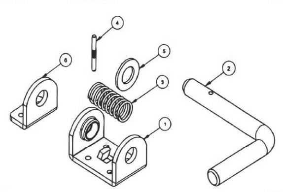 Trailer Latch Assembly-Heavy Duty Keeper